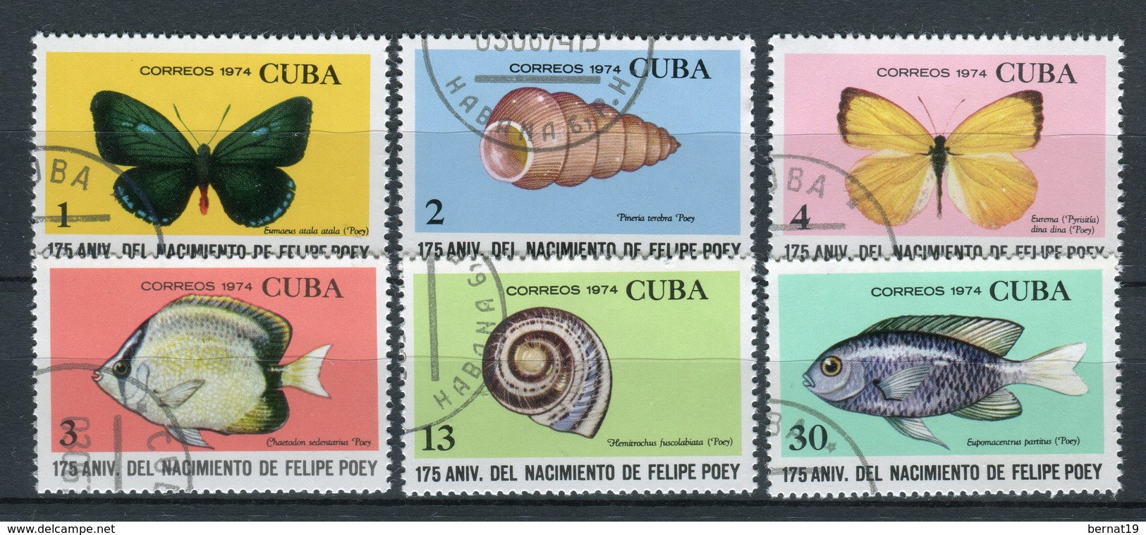Cuba 1974. Yvert 1768-73 Usado. - Used Stamps