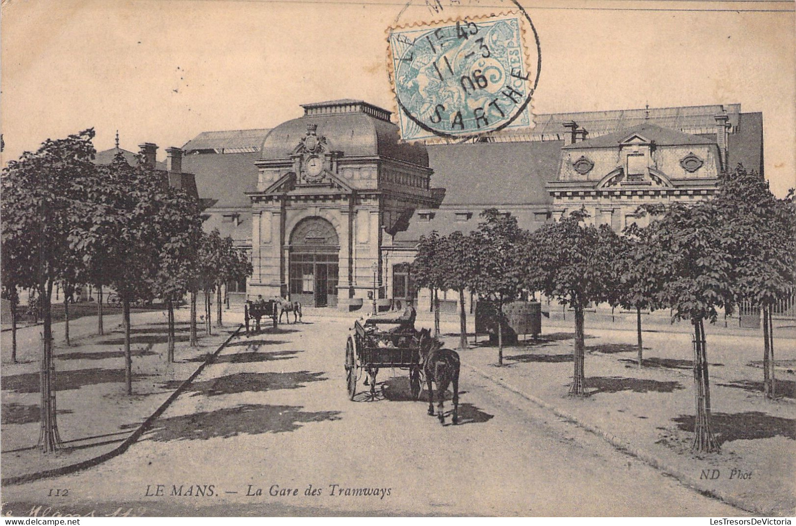 FRANCE - Le Mans - La Gare Des Tramways - Carte Postale Ancienne - Le Mans