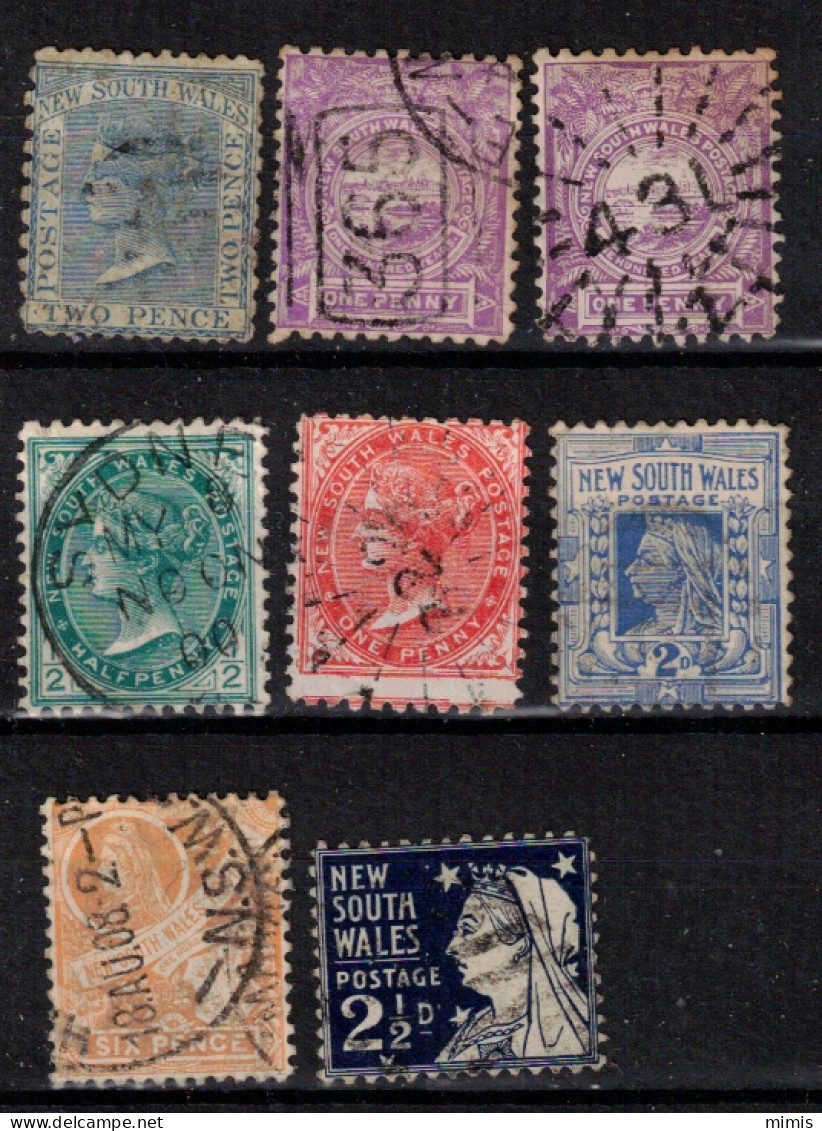 New South Wales          Divers Timbres Oblitérés - Used Stamps