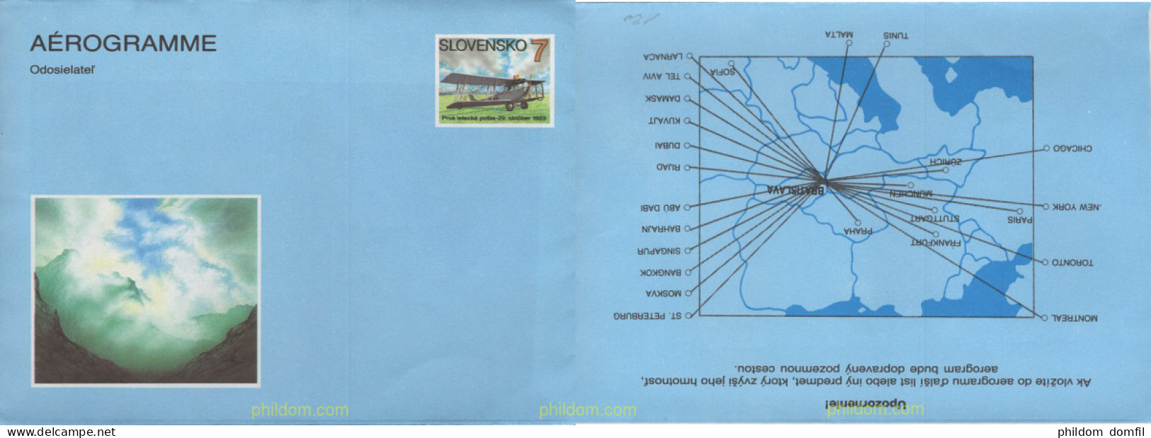 663508 MNH ESLOVAQUIA 1993 AVION - Nuevos