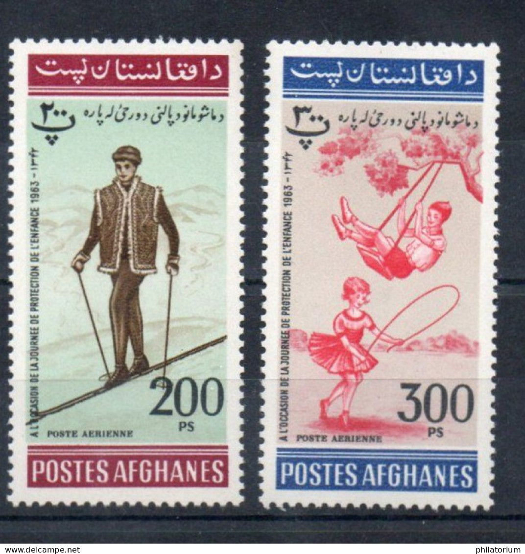 Afghanistan,  N° Yvert  PA 52A, 52B, MI  850A, 851A, **, - Afghanistan