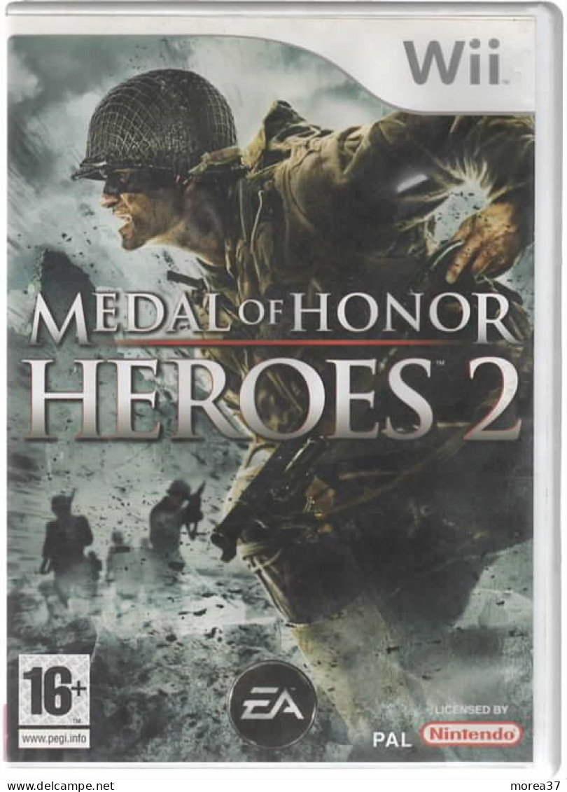 JEU WII  Medal Of Honor  Heroes 2   (JE 2 ) - Wii