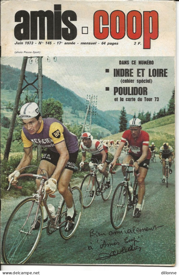 6 Revues B.D.  AMI-COOP  1971 /1973 N°145.127.128.129.130.138. Tour De France 1973  POULIDOR Revue 60 Pages - Paquete De Libros