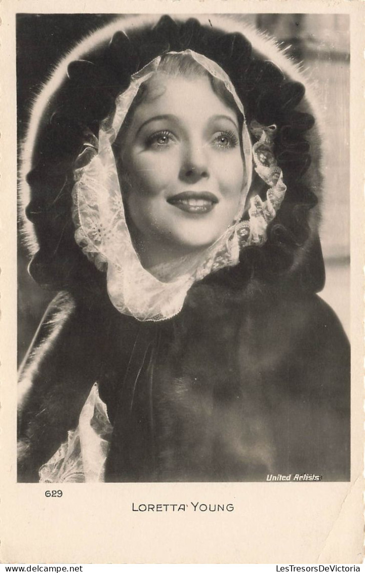 CELEBRITES - Loretta Young - Carte Postale Ancienne - Mujeres Famosas
