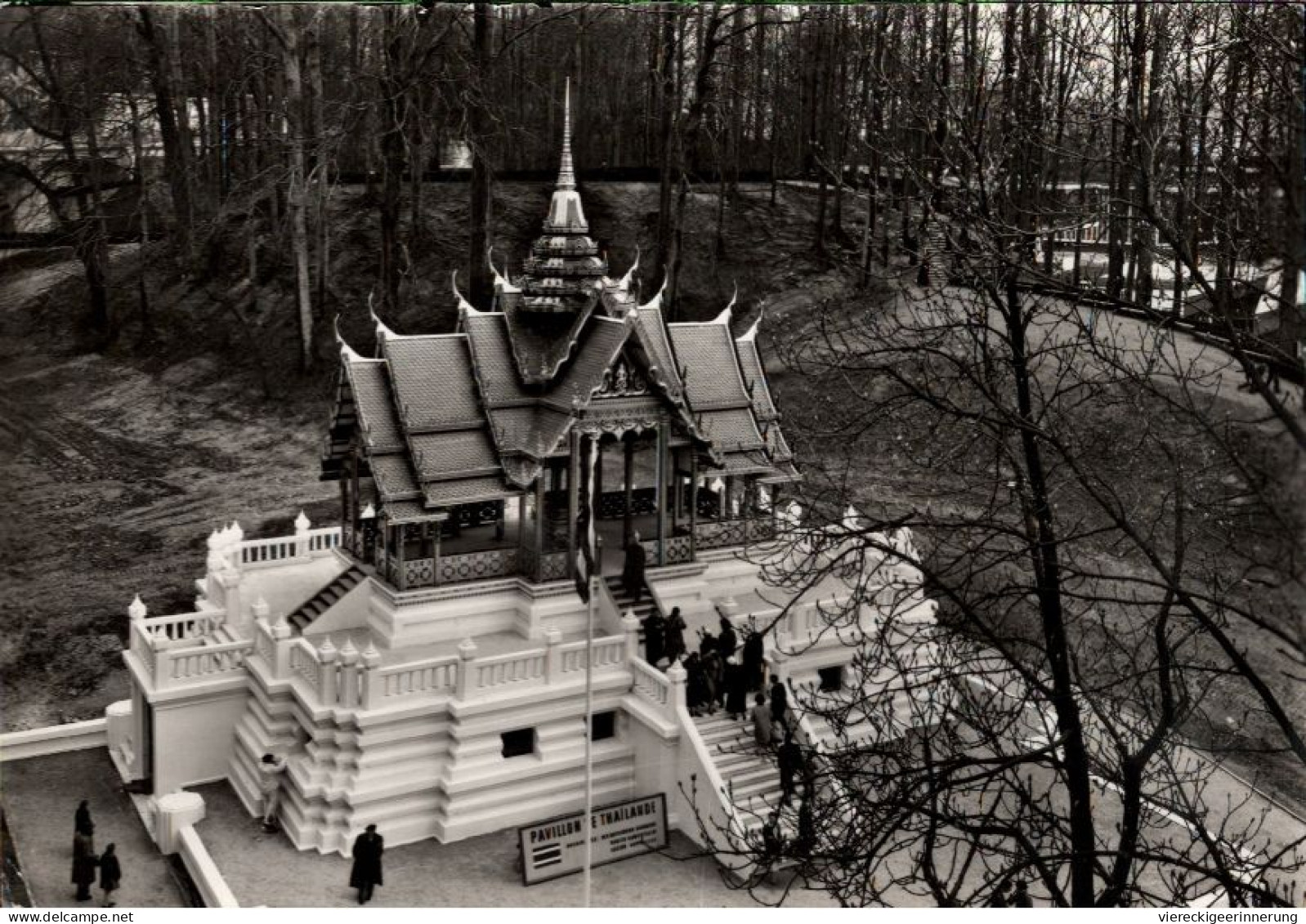 ! 1958 Ansichtskarte Weltausstellung Brüssel, Pavillon Of Thailand - 1958 – Bruselas (Bélgica)