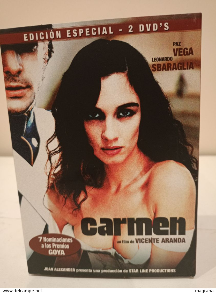 Película Dvd. Carmen. Un Film De Vicente Aranda. Paz Vega Y Leonardo Sbaraglia. 2004. - Storia