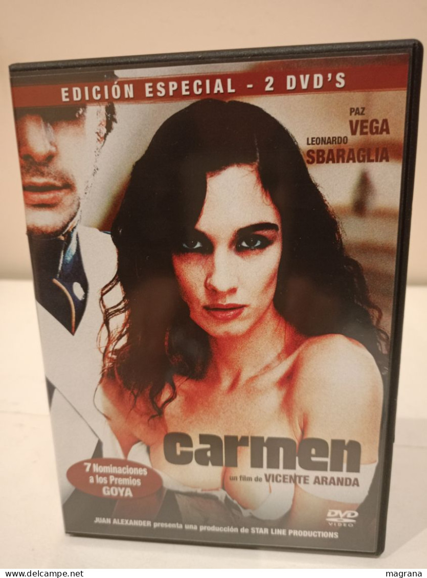 Película Dvd. Carmen. Un Film De Vicente Aranda. Paz Vega Y Leonardo Sbaraglia. 2004. - Storia