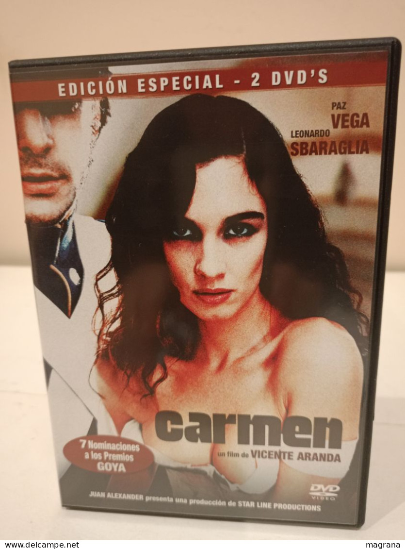 Película Dvd. Carmen. Un Film De Vicente Aranda. Paz Vega Y Leonardo Sbaraglia. 2004. - Histoire