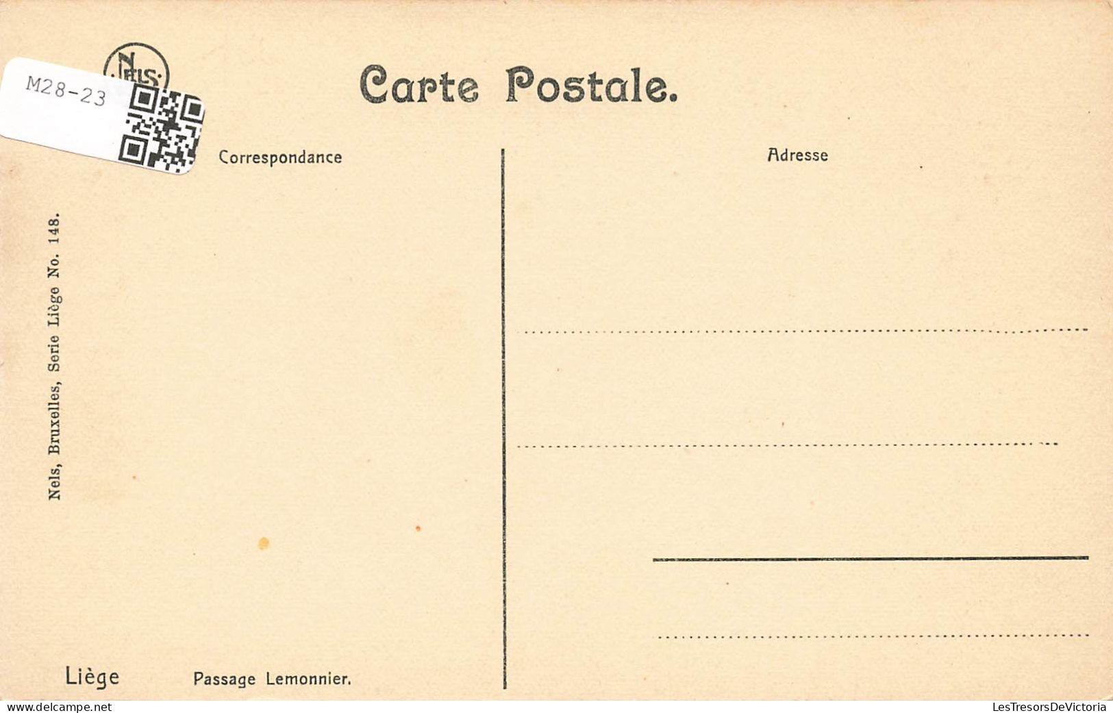 BELGIQUE - Liège - Passage Lemonnier - Carte Postale Ancienne - Lüttich