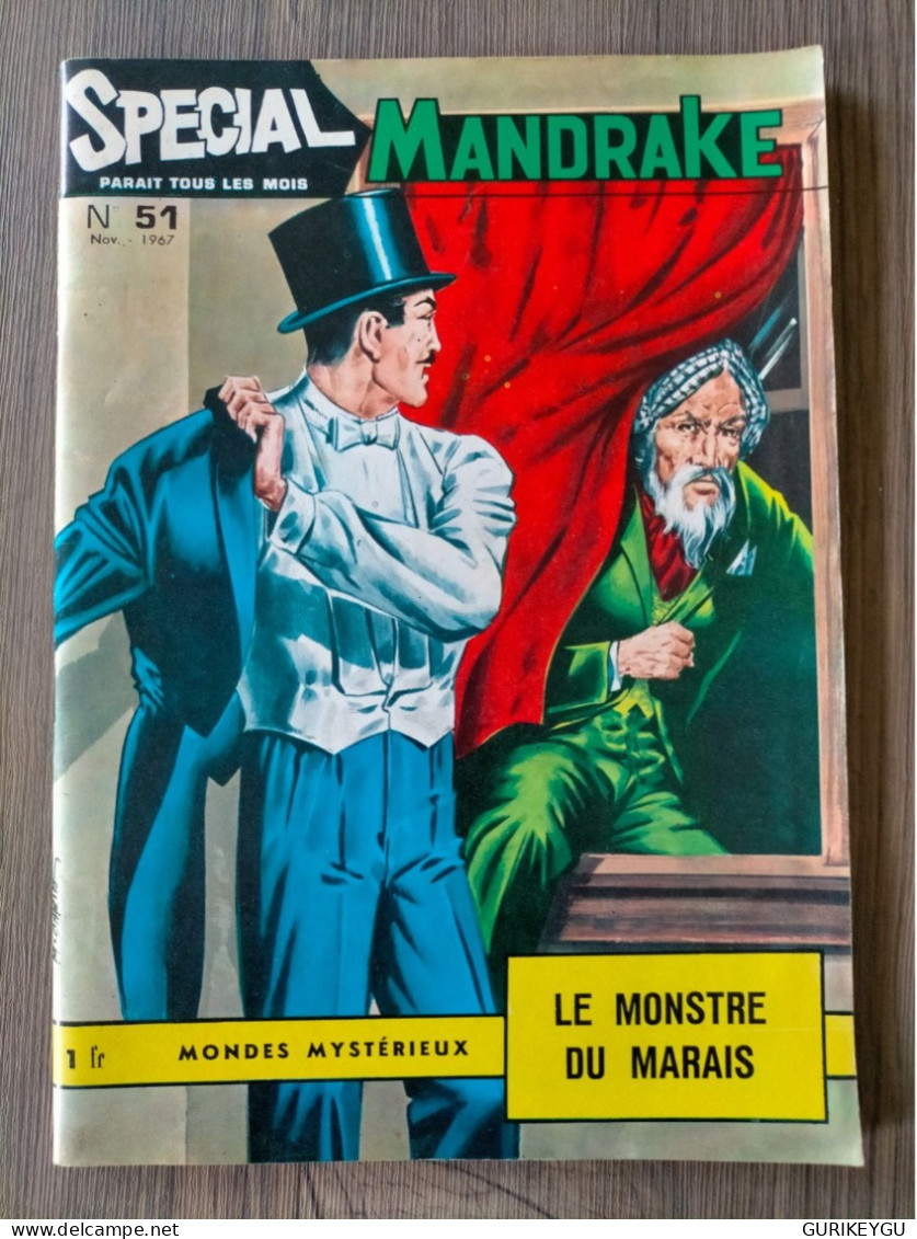 Bd Spécial MANDRAKE  N° 51  Aventures Américaines  - Editions Des Remparts 1967   TRES BIEN - Mandrake