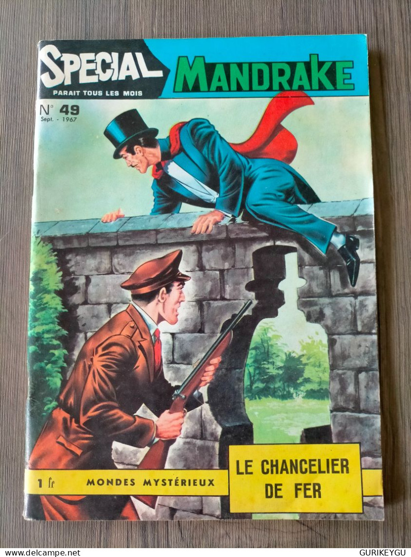 Bd Spécial MANDRAKE  N° 49  Aventures Américaines  - Editions Des Remparts 1967  BIEN - Mandrake