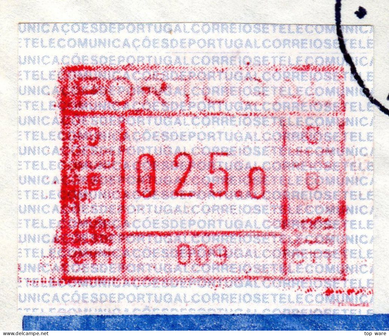 Belgien Belgique Belgie ATM 6.2 C BRUPHILA FDC 25F Poste Restante 9.5.87 To Portugal 25$0 Funchal 29.5.87 / Frama - Cartas & Documentos