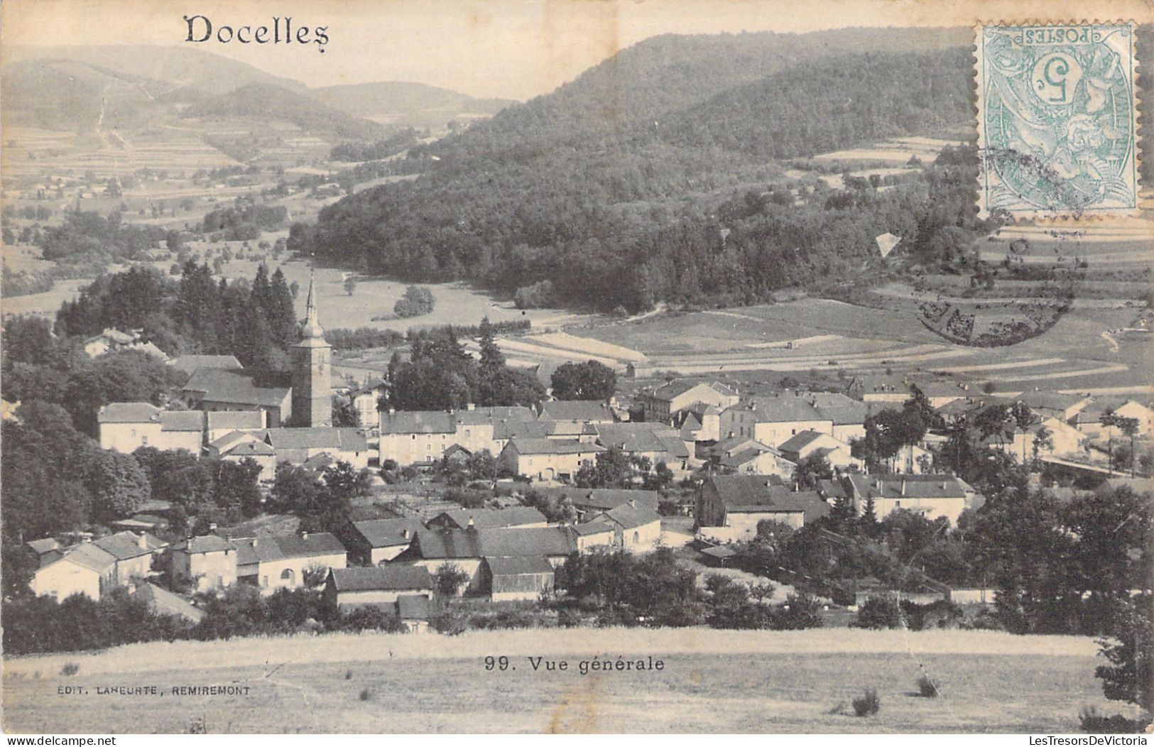 FRANCE - Docelles - Vue Generale - Carte Postale Ancienne - Andere & Zonder Classificatie
