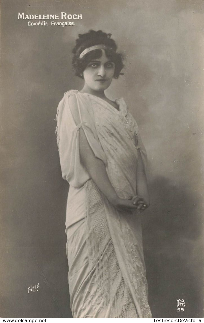 CELEBRITE - Madeleine Roch - Comédie Française - Carte Postale Ancienne - Beroemde Vrouwen