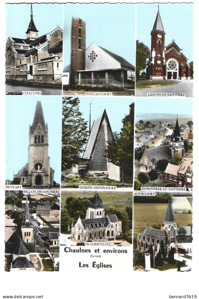 80   Chaulnes Et Les Environs  - Les Eglises  Foucarmont, Lihons En Santerre Proyart ,soyecourt , Estrees Deniecourt - Chaulnes