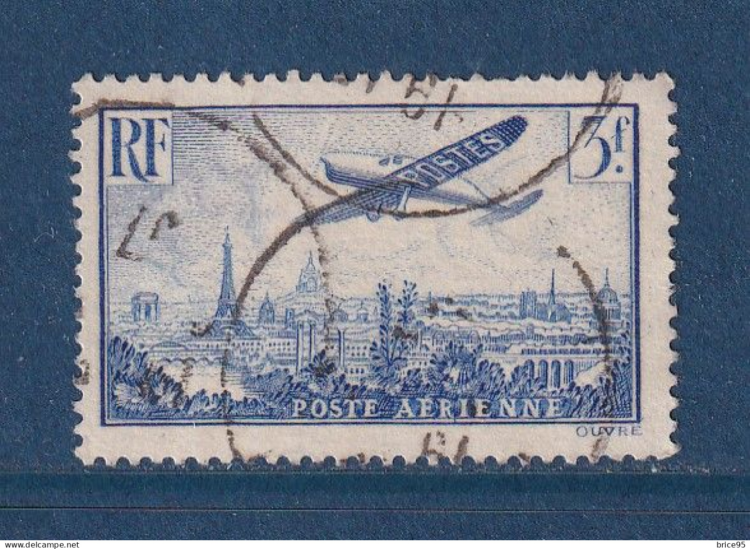 France - Poste Aérienne - YT PA N° 12 - Oblitéré - 1936 - 1927-1959 Oblitérés