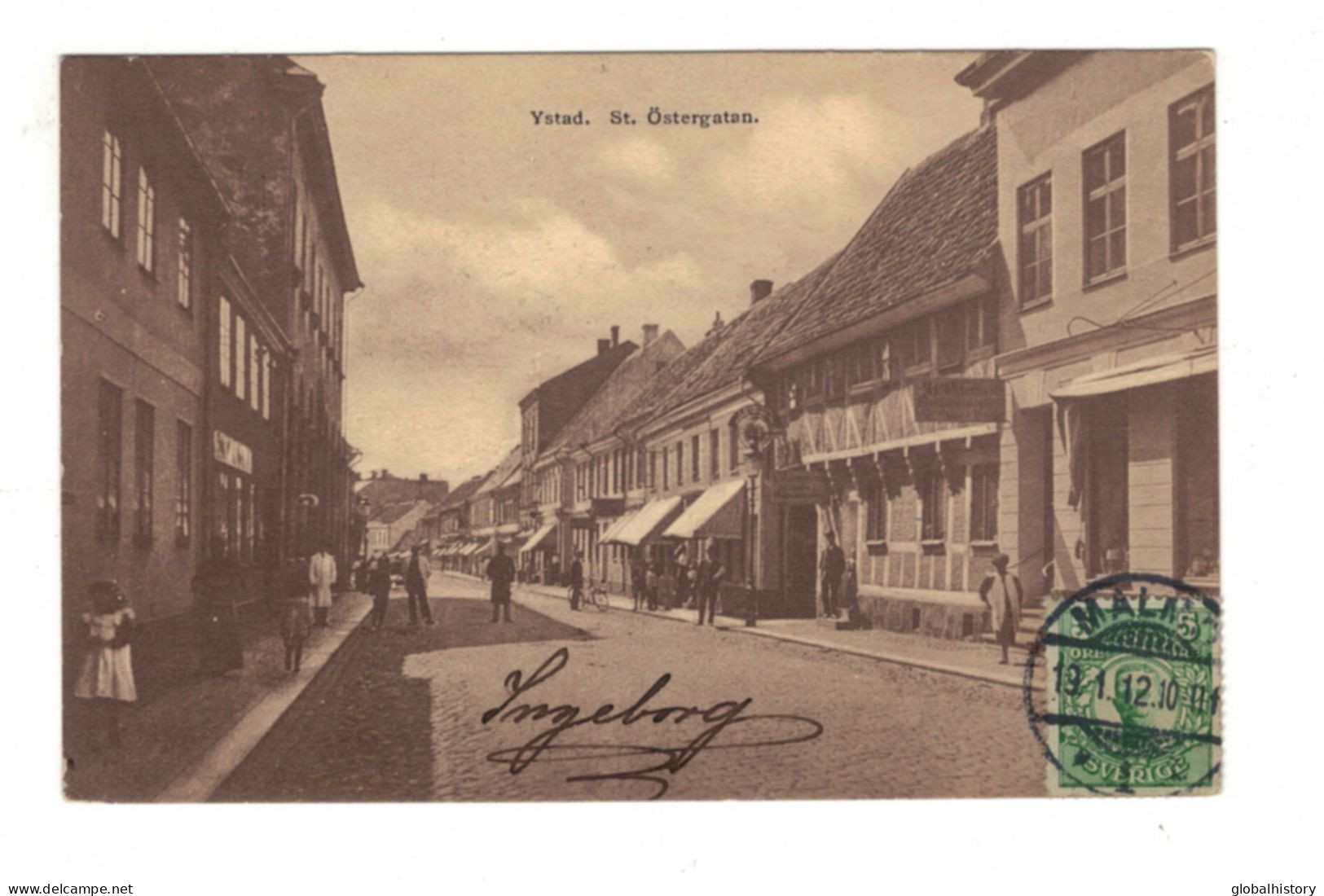 DH1652 - SWEDEN -  YSTAD - St. ÖSTERGATAN - STREET VIEW, SCENE - Suecia