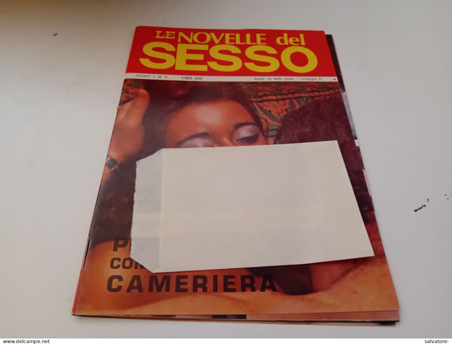 RIVISTA SEX- LE NOVELLE DEL SESSO- ANNO 1- NUMERO 3 - Cinéma