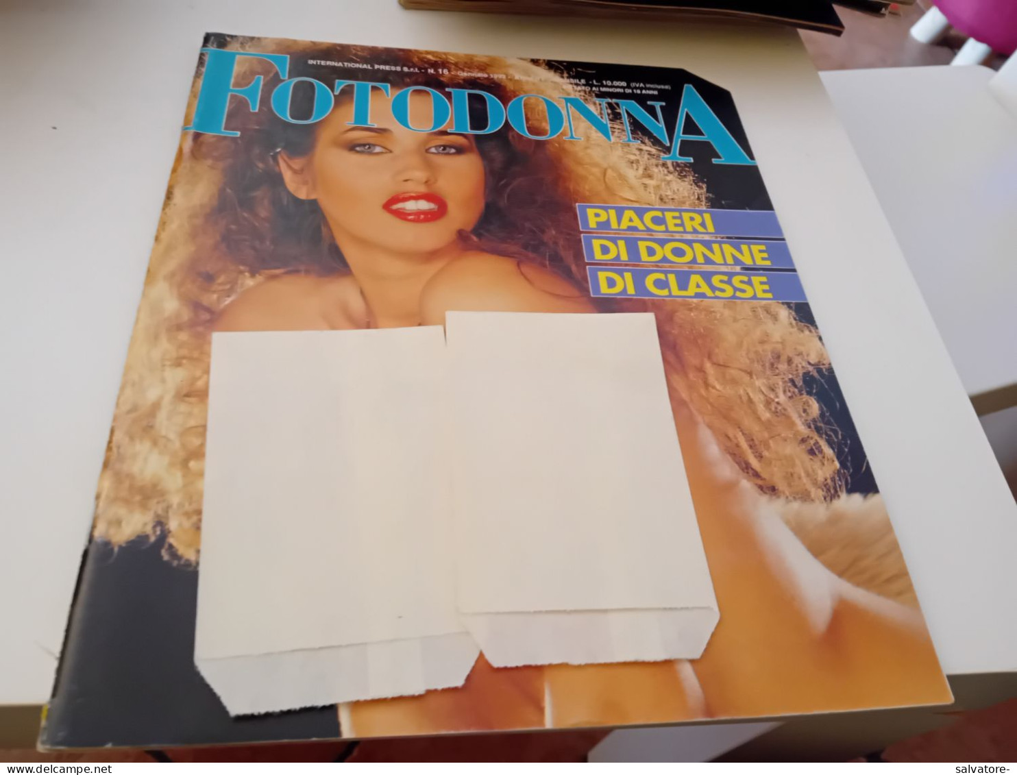 RIVISTA SEX  - FOTODONNA- GENNAIO 1992 - Cinema