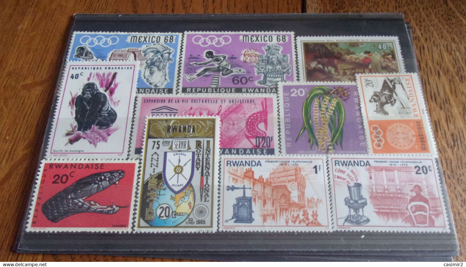 RWANDA Planche N°1 - Used Stamps