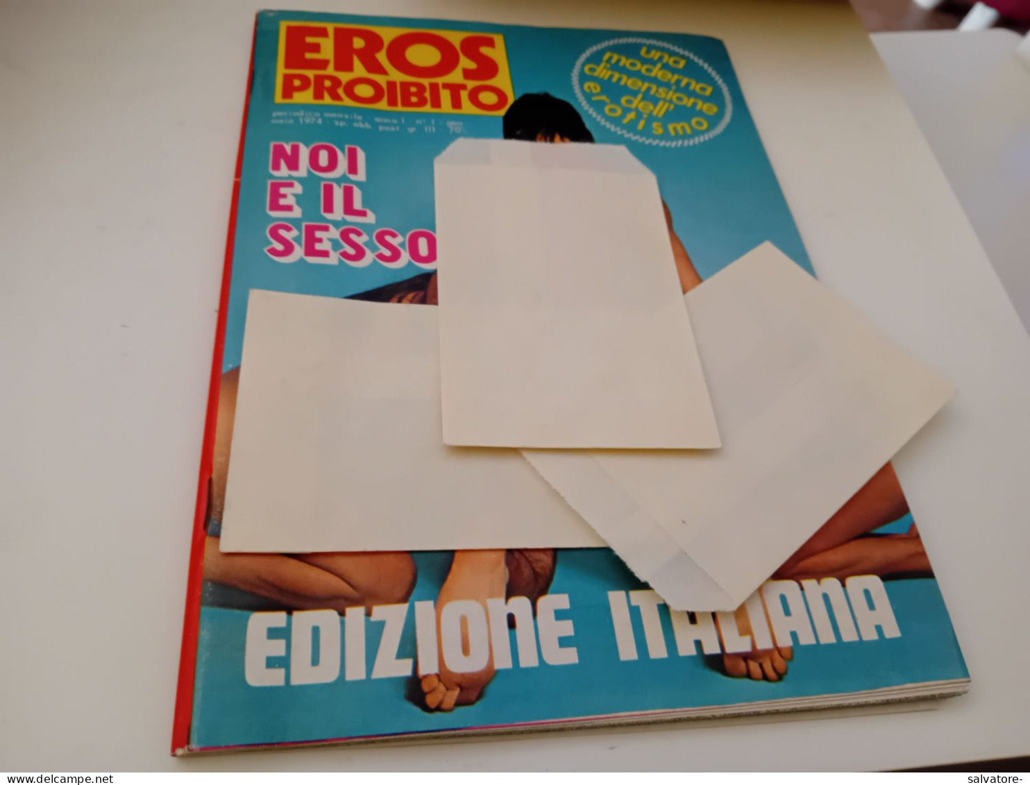 RIVISTA SEX  - EROS PROIBITO- ANNO 1- NUMERO 1- 1974 - Cine