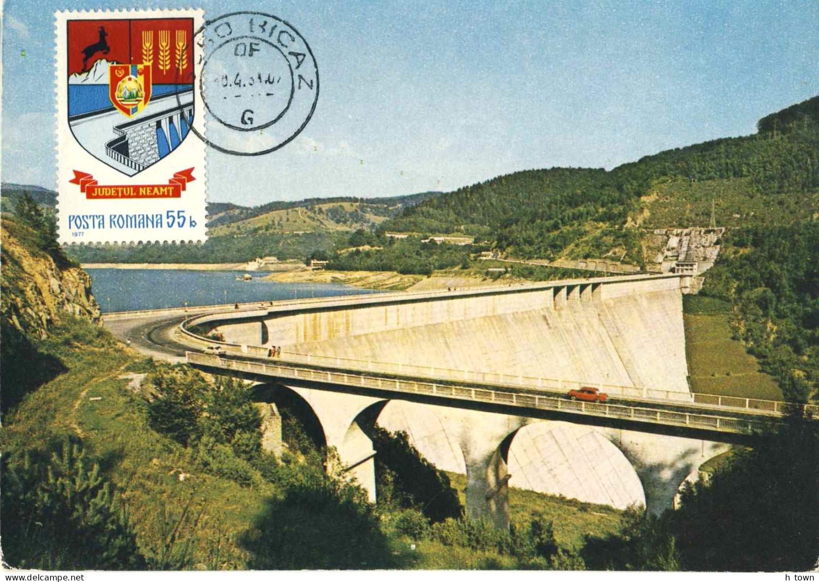 425  Barrage, électricité : C. Maximum De La Roumanie -  Dam, Hydroelectric Power Station Maximum Card Of Bicaz Romania - Acqua