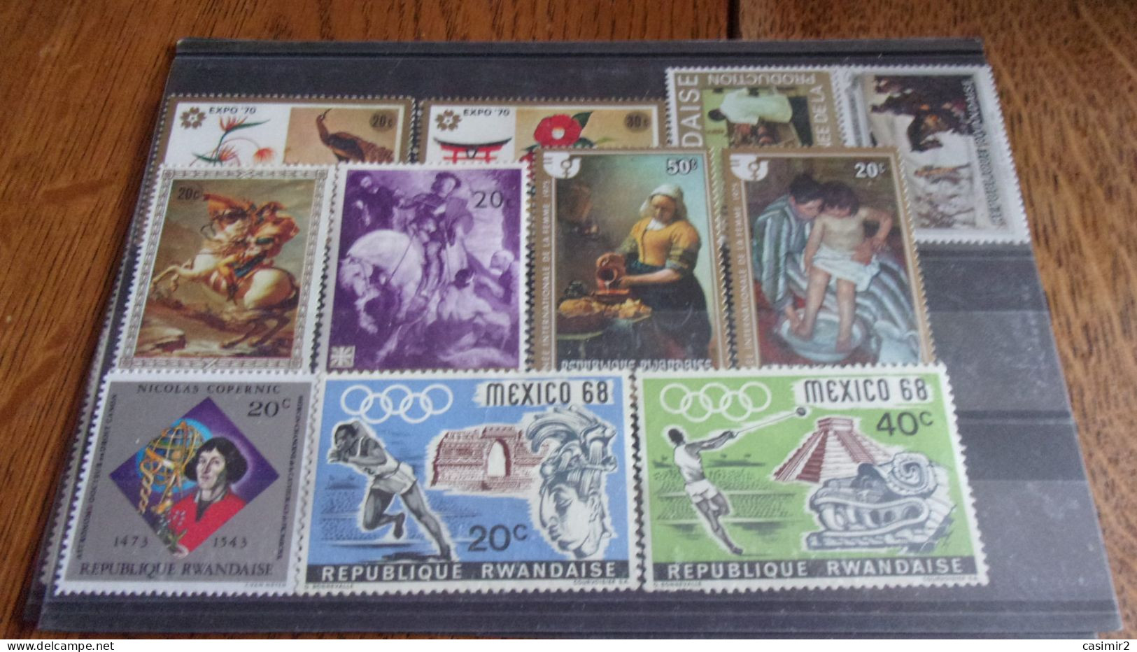 RWANDA Planche N°2 - Used Stamps