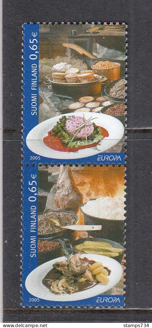 Finland 2005 - EUROPA: La Gastronomie, Mi-nr. 1749/50(Paar), MNH** - Neufs