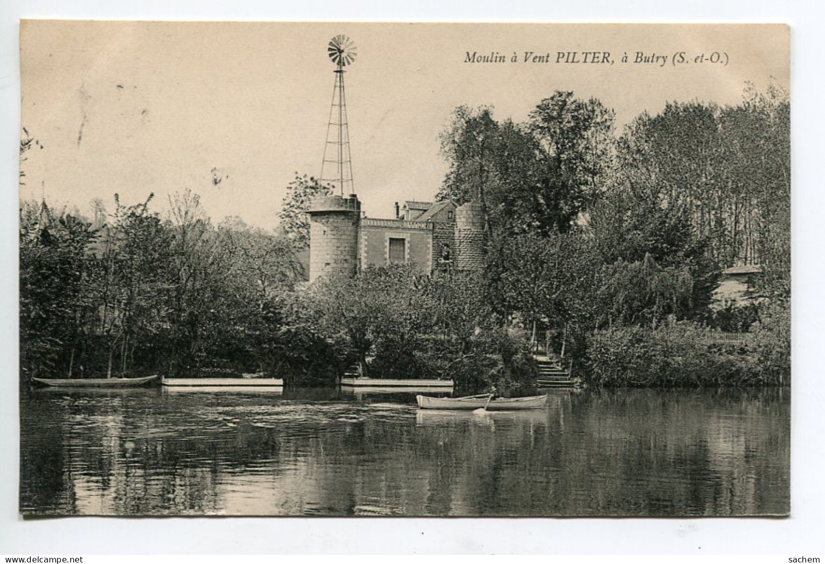 95 BUTRY Moulin à Vent PILTER Carte PUBLICITE De L'Entreprise Voir Dos  D19 2019  - Butry