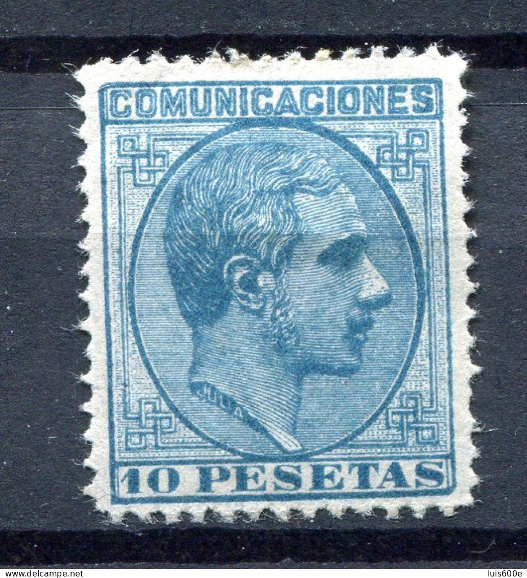 1878.ESPAÑA.EDIFIL 199*.NUEVO CON FIJASELLOS(MH).CATALOGO 650€ - Neufs