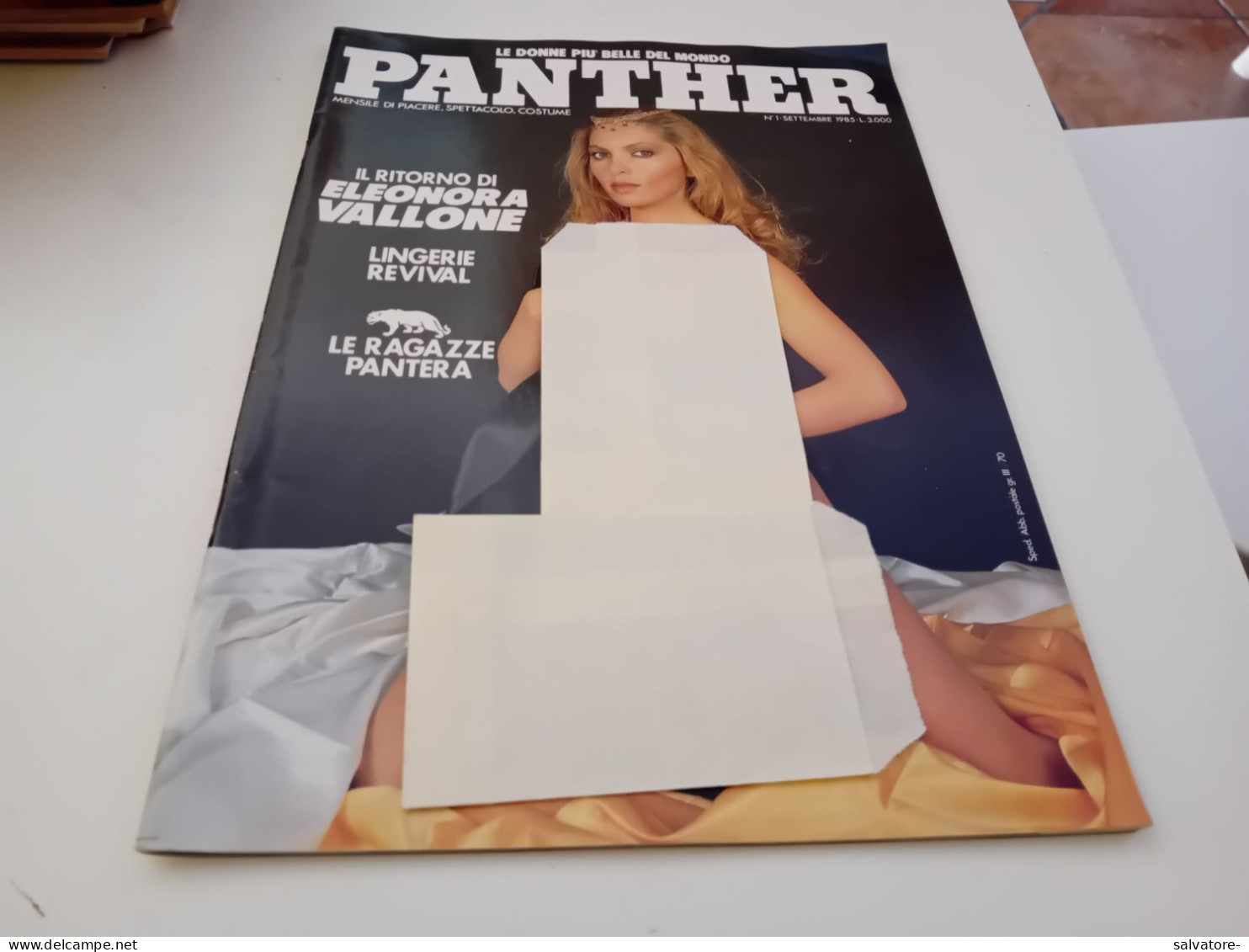 RIVISTA SEX PANTHER- LE DONNE PIÙ BELLE DEL MONDO- 1 SETTEMBRE 1985 - Cinema