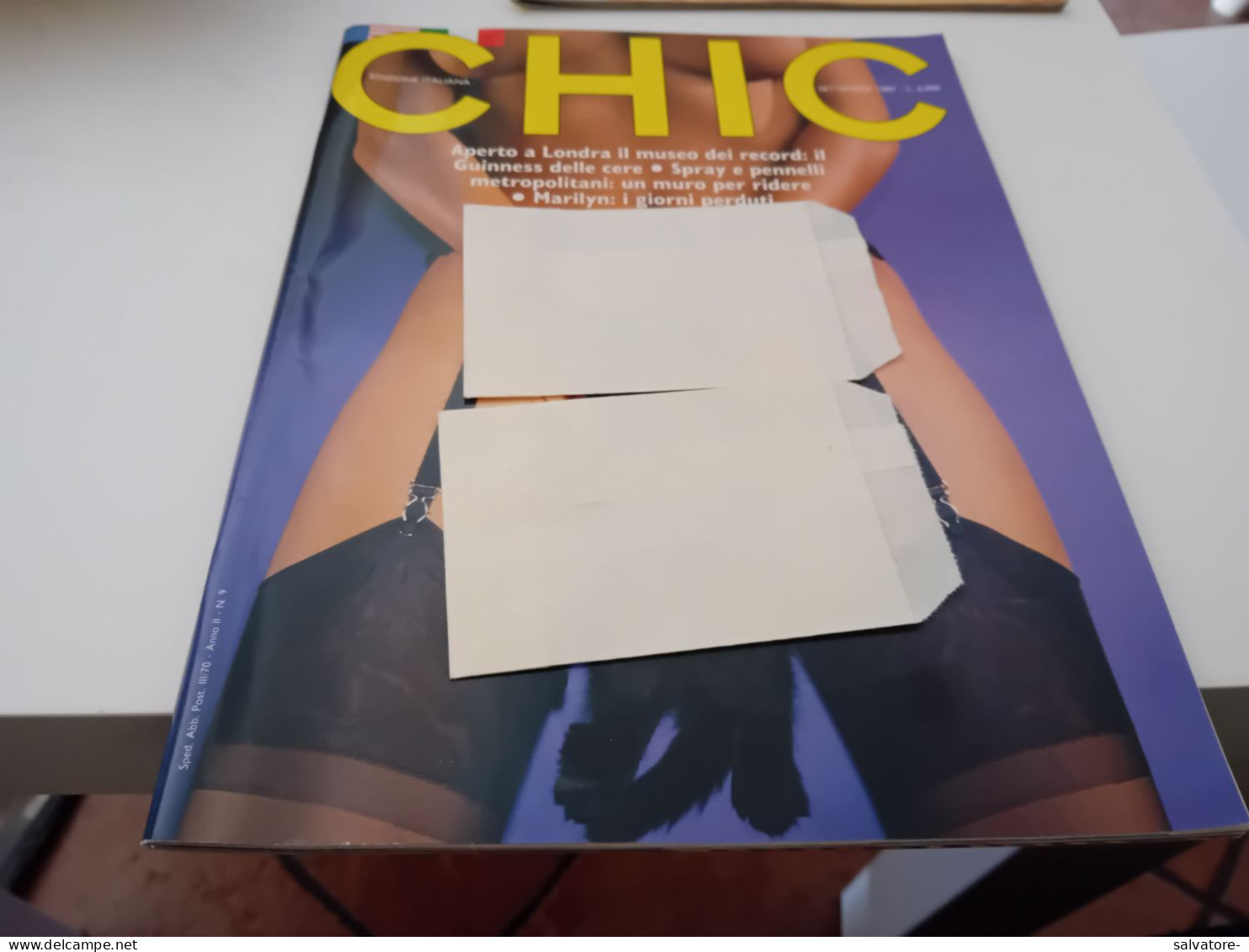 RIVISTA SEX CHIC- EDIZIONE ITALIANA- SETTEMBRE 1987 - Cinema