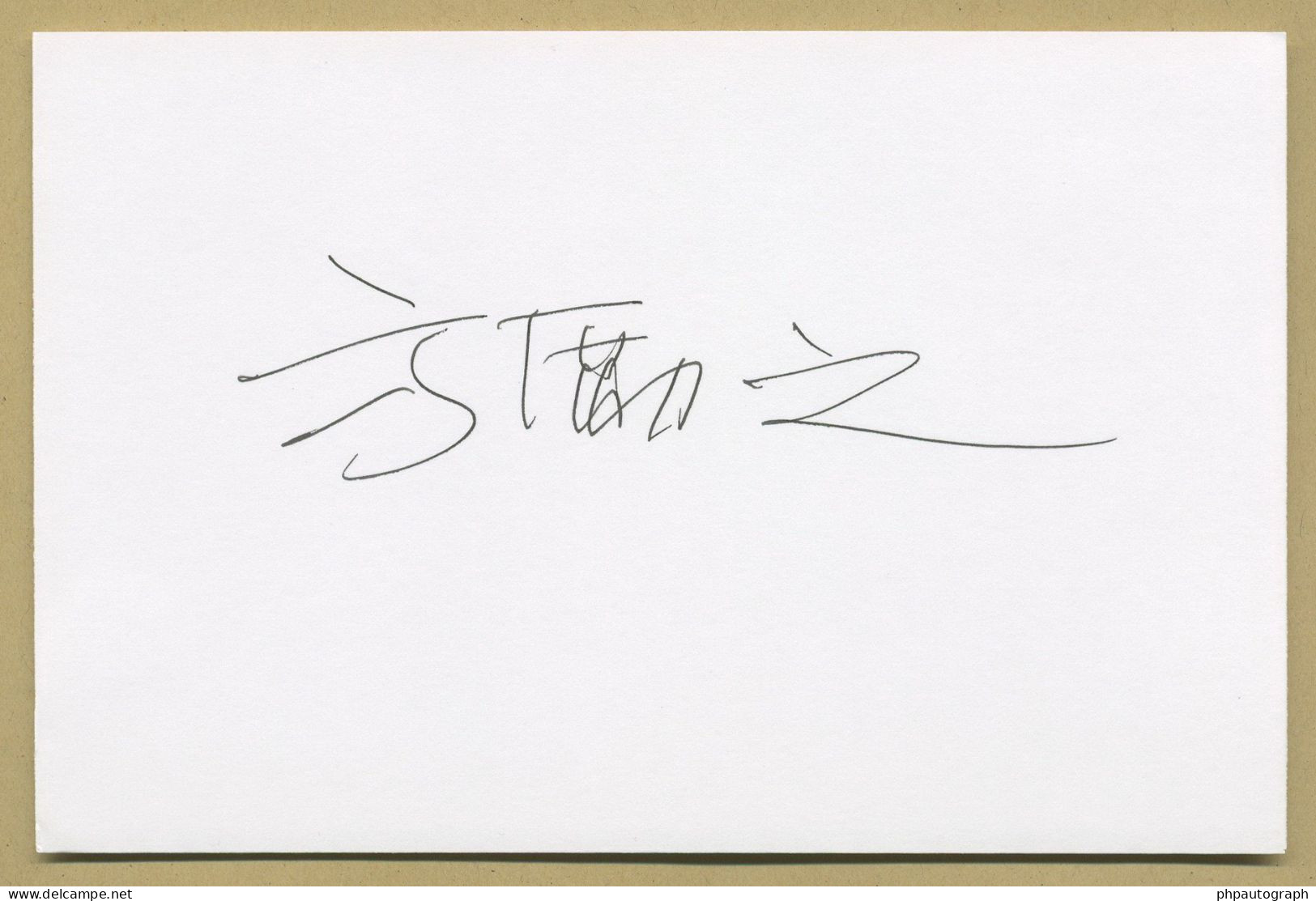 Fang Lizhi (1936-2012) - Chinese Astrophysicist & Dissident - Signed Card + Photo - 90s - Inventors & Scientists