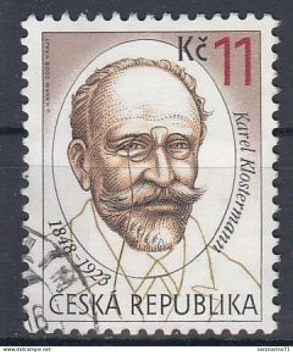 CZECH REPUBLIC 540,used,falc Hinged - Gebruikt