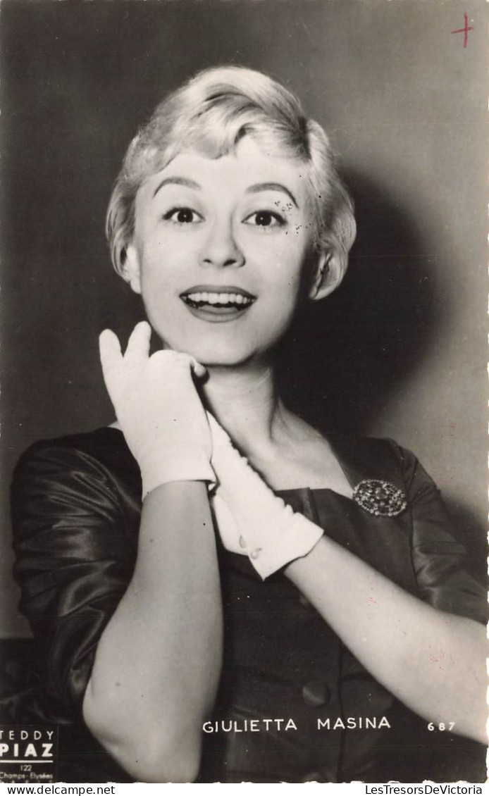 CELEBRITE -  Giulietta Masina - Actrice Italienne - Carte Postale - Femmes Célèbres