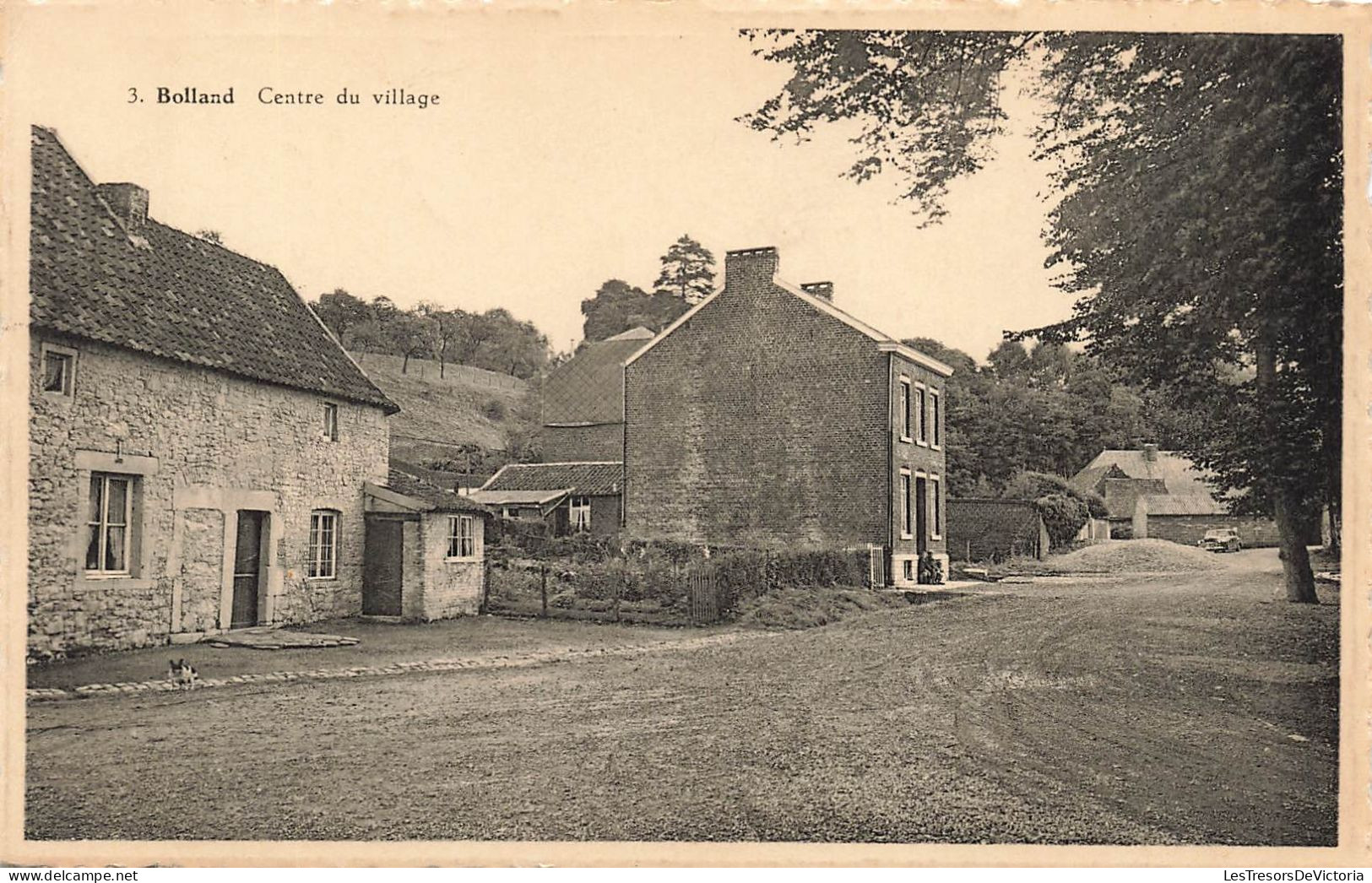 BELGIQUE - Herve - Bolland - Vue Sur Le Centre Du Vlillage - Carte Postale Ancienne - Herve