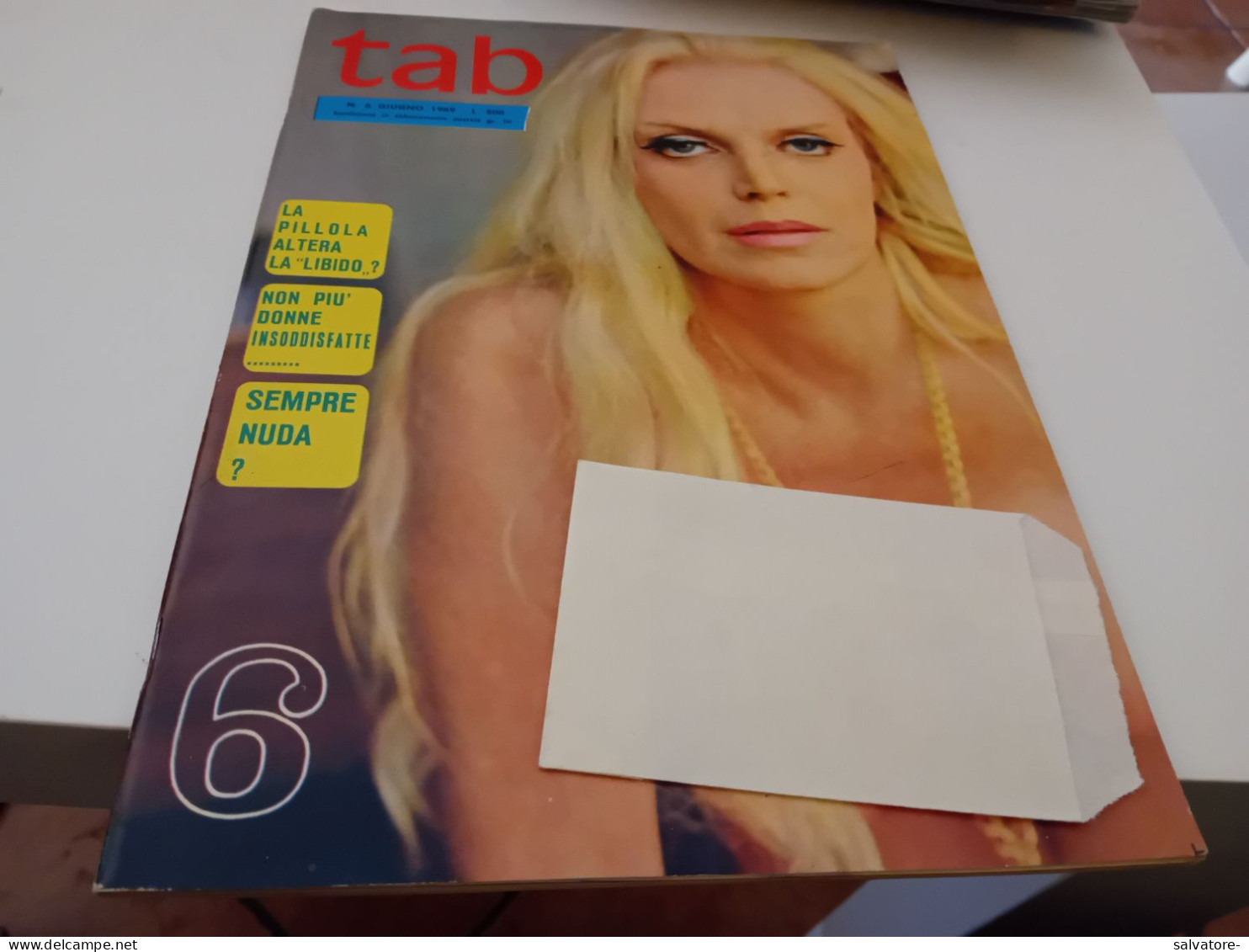 RIVISTA SEX- TAB 6- 1969 - Kino