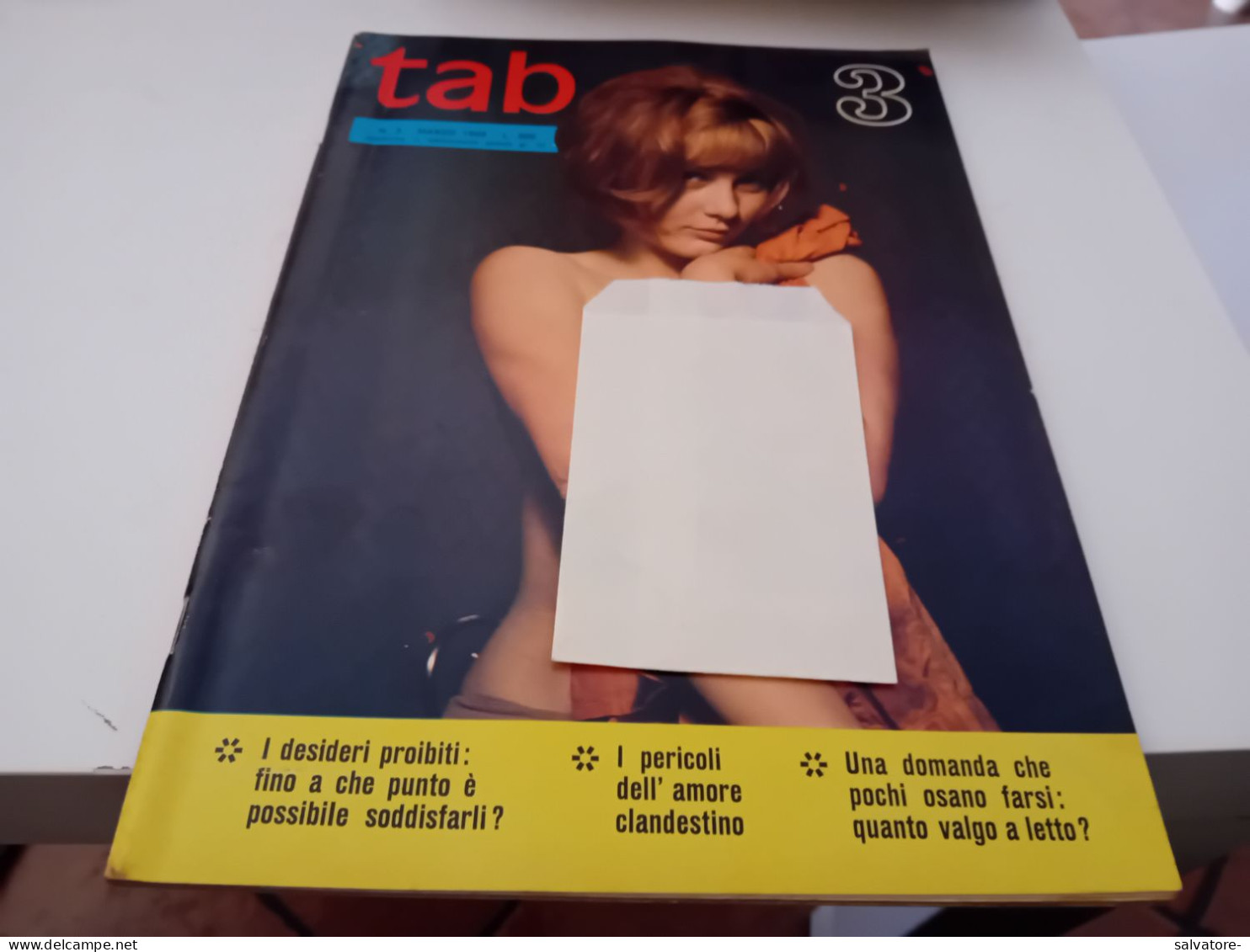 RIVISTA SEX- TAB 3-  1969 - Cinéma