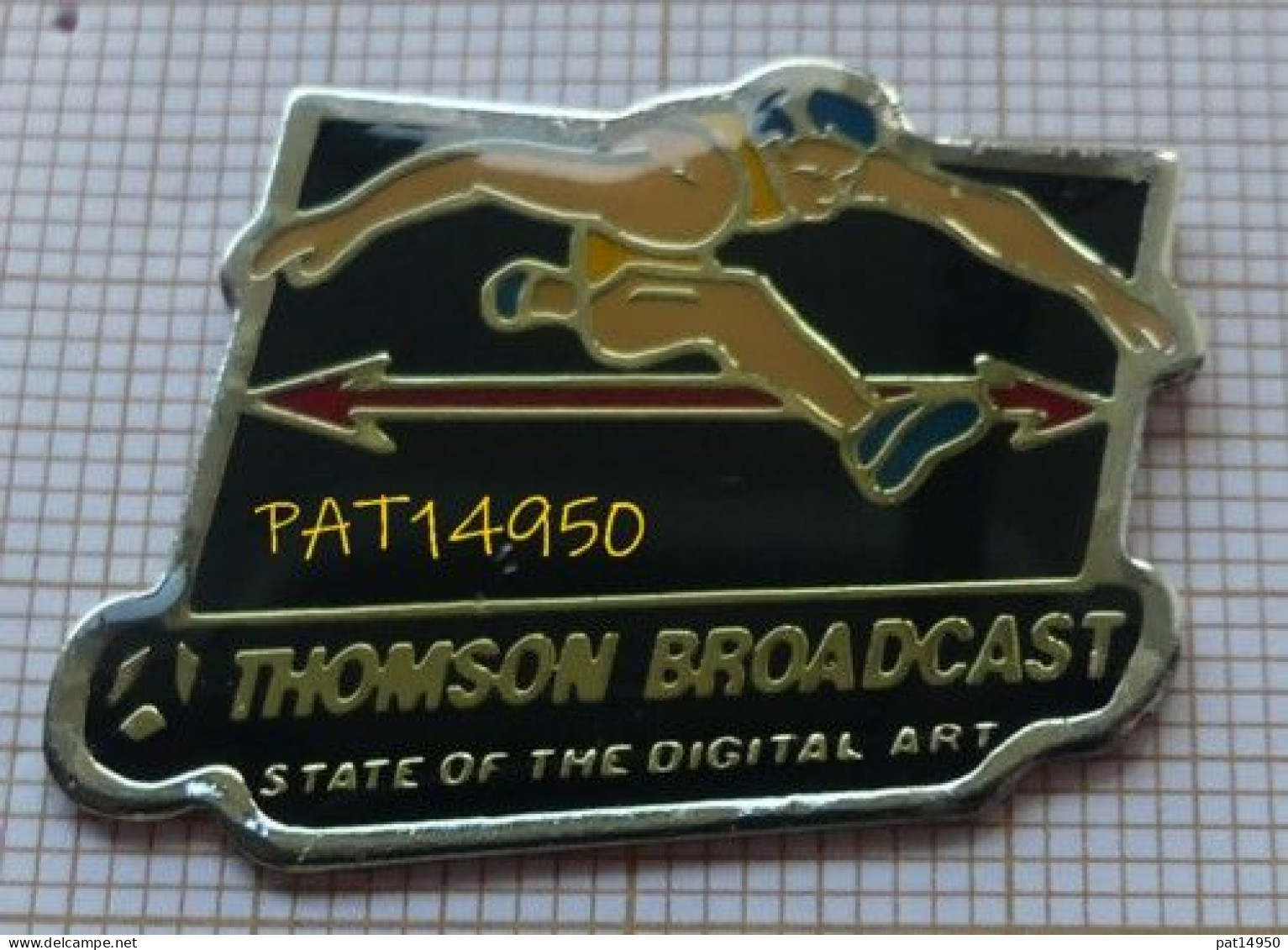 PAT14950 ATHLETISME HAIES  Sponsor  THOMSON BROADCAST TELEVISION - Atletismo