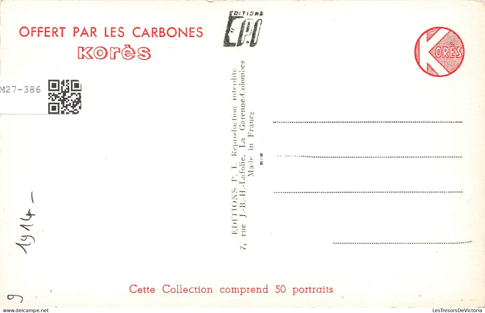 CELEBRITE - Odette Joyeux - Actrice Française - Carte Postale - Femmes Célèbres