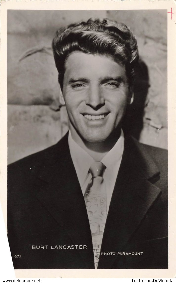 CELEBRITE - Burt Lancaster - Acteur Américain - Photo Paramount - Carte Postale - Künstler