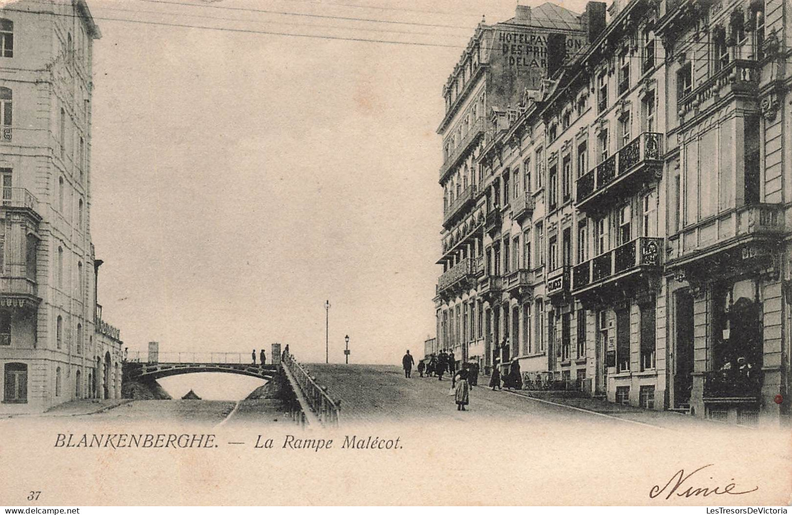 BELGIQUE - Blankerberghe - Vue Sur La Rampe Malécot - Carte Postale Ancienne - Blankenberge