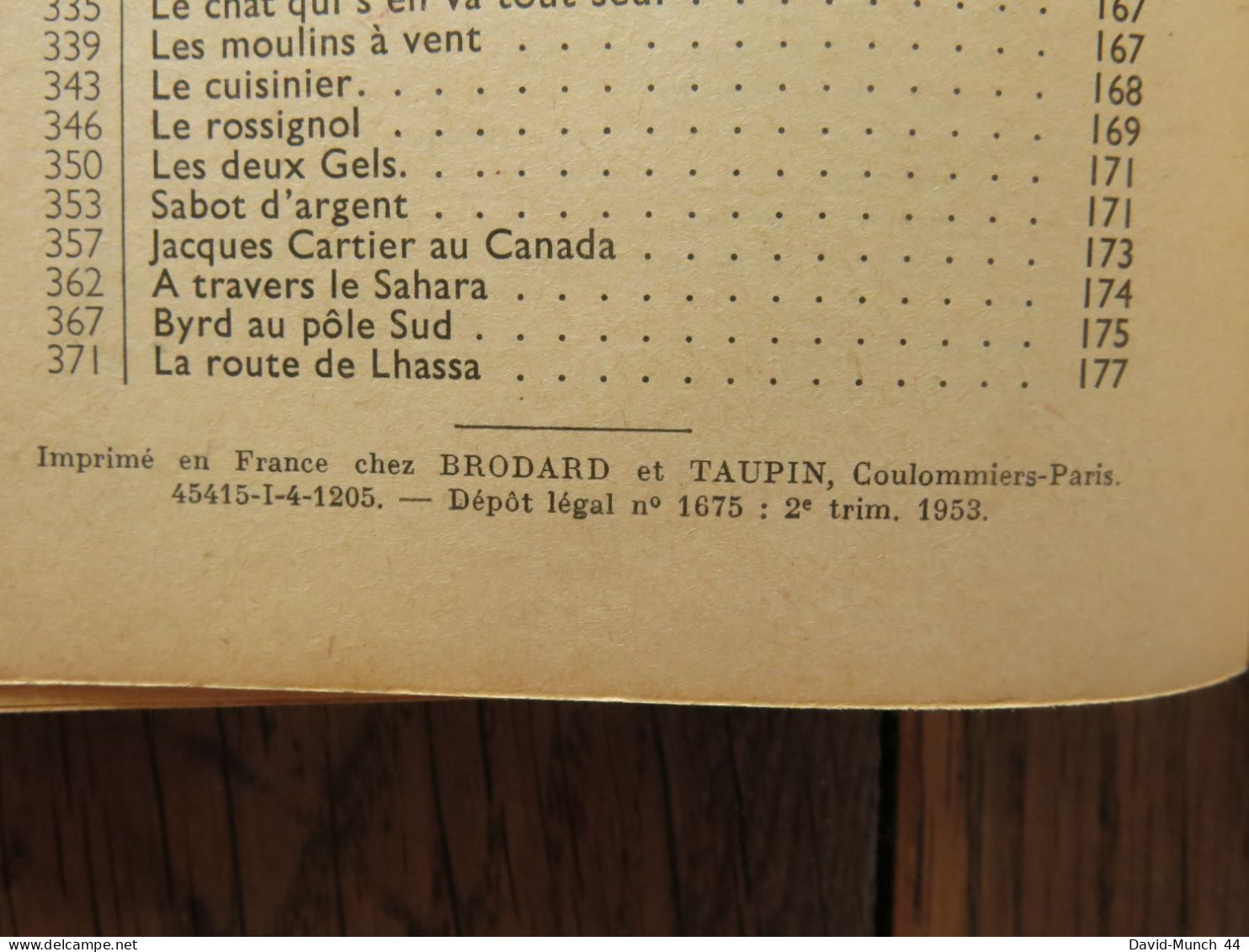 Auteurs français. Classe de sixième, livre complémentaire de F. Gendrot et F.-M. Eustache. Classique Hachette. 1953