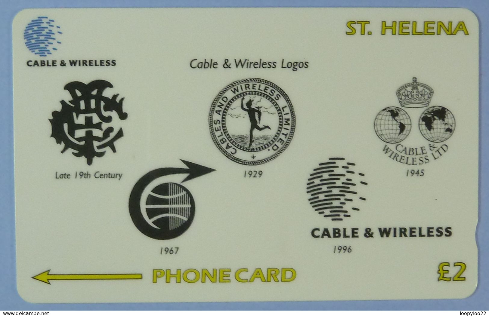 ST HELENA - GPT - 327CSHD - Cable & Wireless Logo's - St. Helena