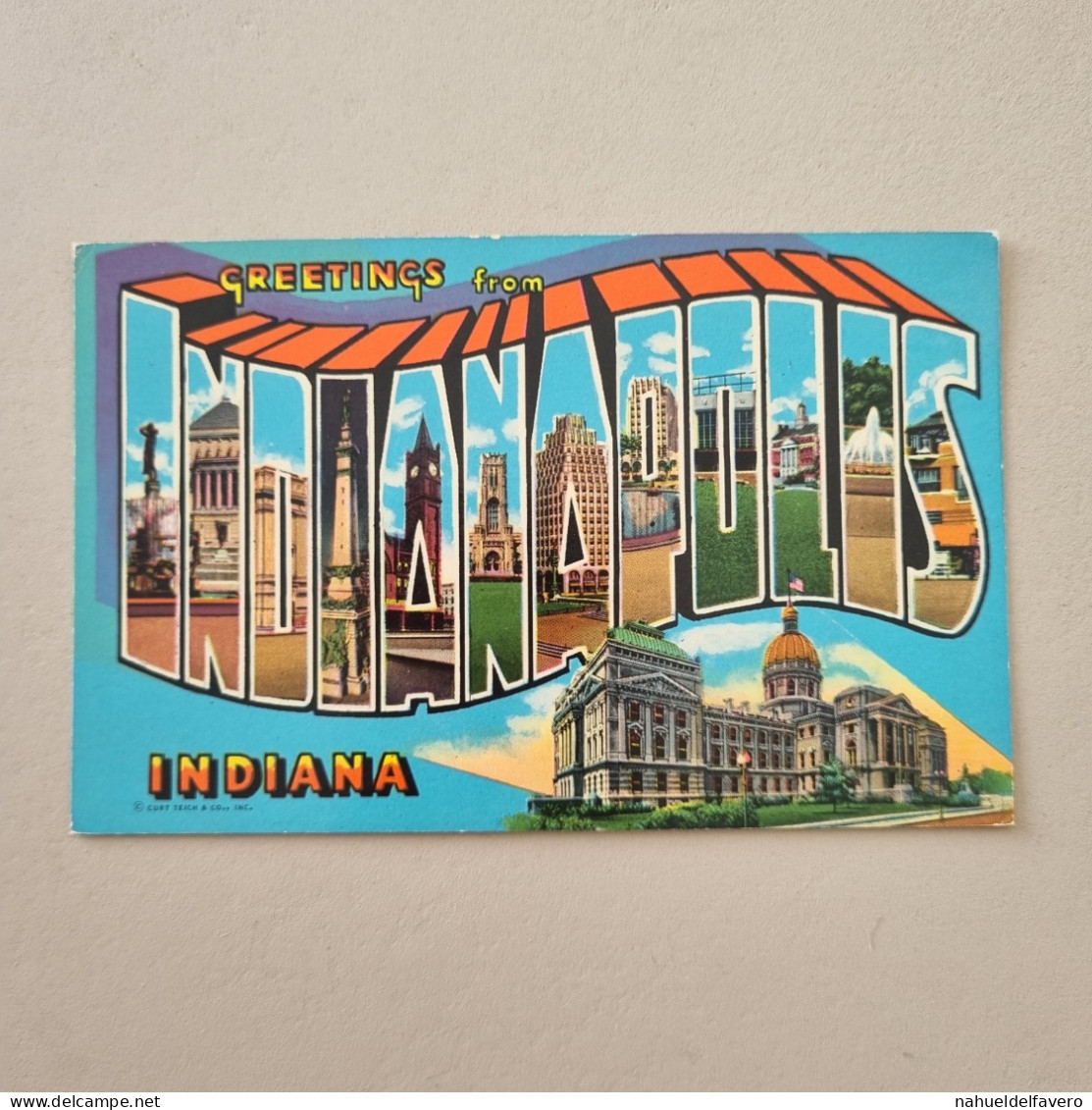 NON-CIRCULATED POSTCARD - USA - GREETINGS FROM INDIANAPOLIS - Indianapolis