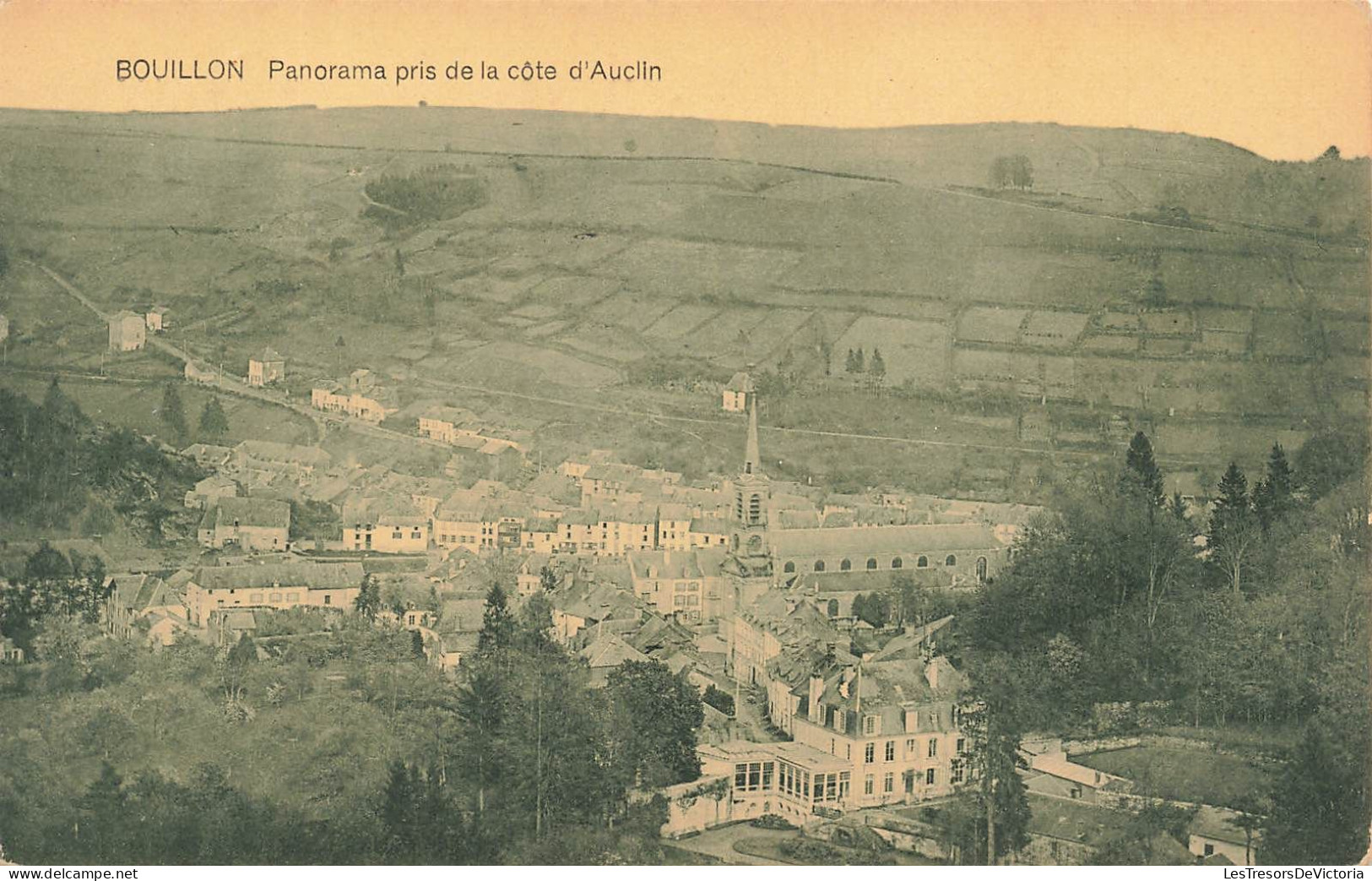 BELGIQUE - Bouillon - Panorama Pris De La Côte D'Auclin - Carte Postale Ancienne - Bouillon