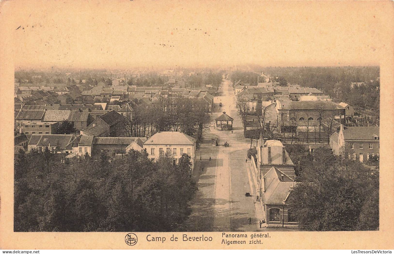 BELGIQUE - Bourg Léopold - Camp De Beverloo - Panorama Général De La Ville - Carte Postale Ancienne - Leopoldsburg (Kamp Van Beverloo)