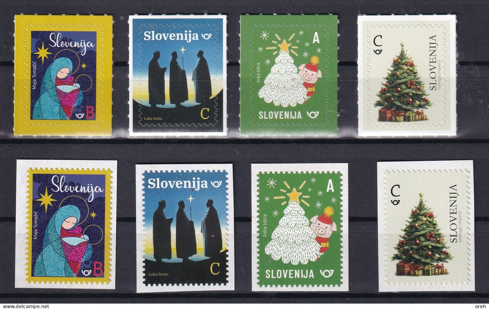 SLOVENIA  2023,CHRISTMAS AND NEW YEAR ,FROM BOOKLET,,FROM SHEET,MNH - Slowenien
