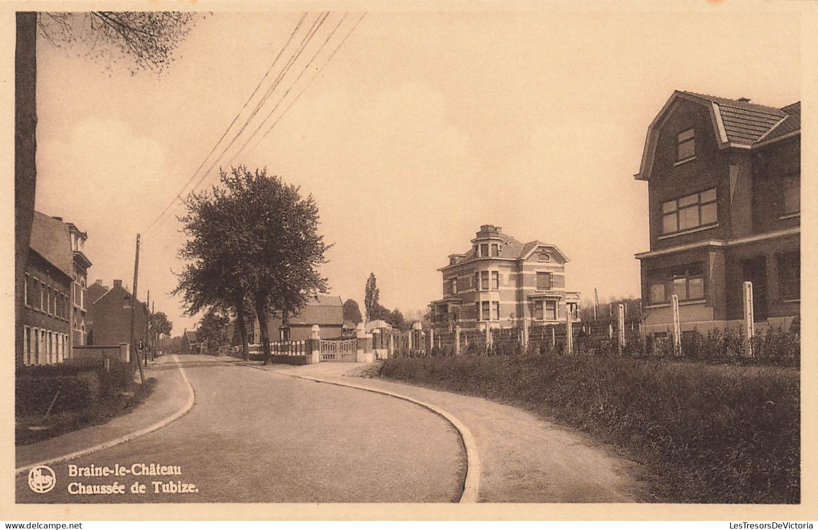 BELGIQUE - Braine Le Château -  Vue Sur La Chaussée De Tubize - Carte Postale Ancienne - Braine-le-Chateau