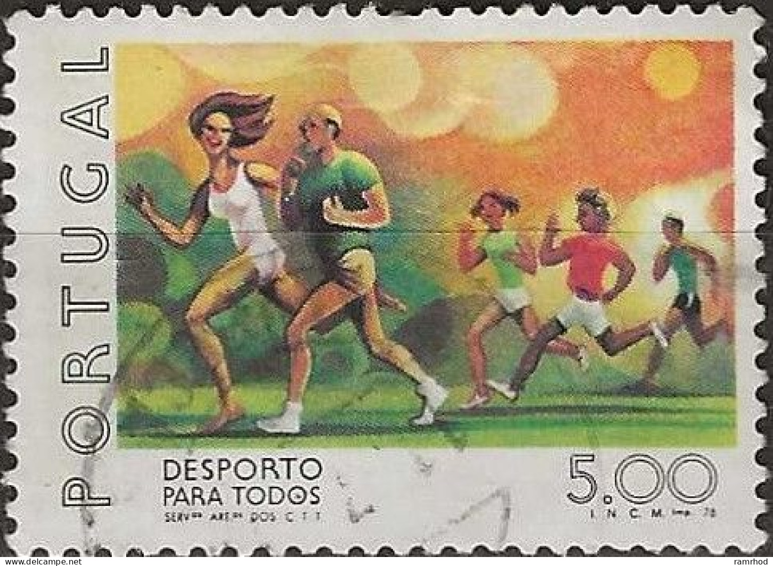 PORTUGAL 1978 Sport For All - 5e Running FU - Oblitérés